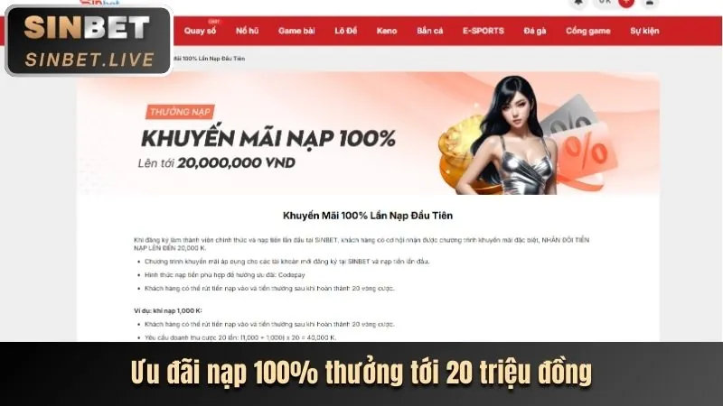 Hoàn trả thể thao và casino cao cấp
